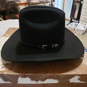 Vintage Resistol Black Western Cowboy Hat